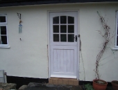 Georgian style stable door to match existing windows