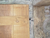 Traditional oak ledge and brace door
