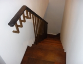 Cantilever stairs and oak handrail