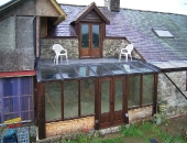 Completed joinery and leadwork