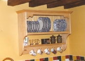 yellow-pine-plate-rack